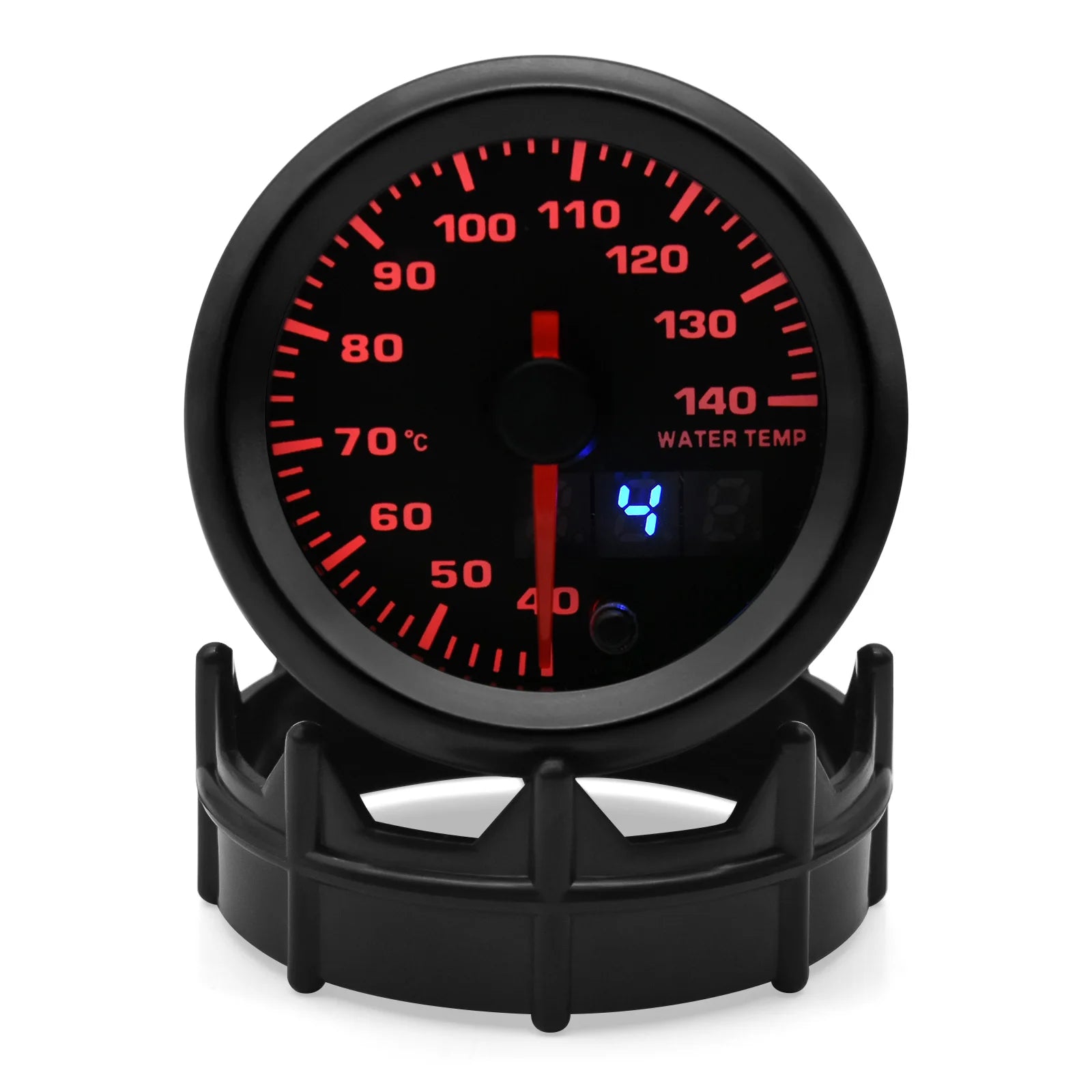52mm 7 Color LED Car Gauge Set | Boost Water Temp Oil Pressure Voltmeter Air Fuel Rati close-up view