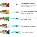 High Pressure Car Wash Water Gun | Aluminum Core with Quick Insertion and Five-Color lifestyle view