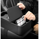 Car Armrest Box Heightening Pad, Seat Middle Storage Bag, Water Cup Holder, Tissue Box, detail view