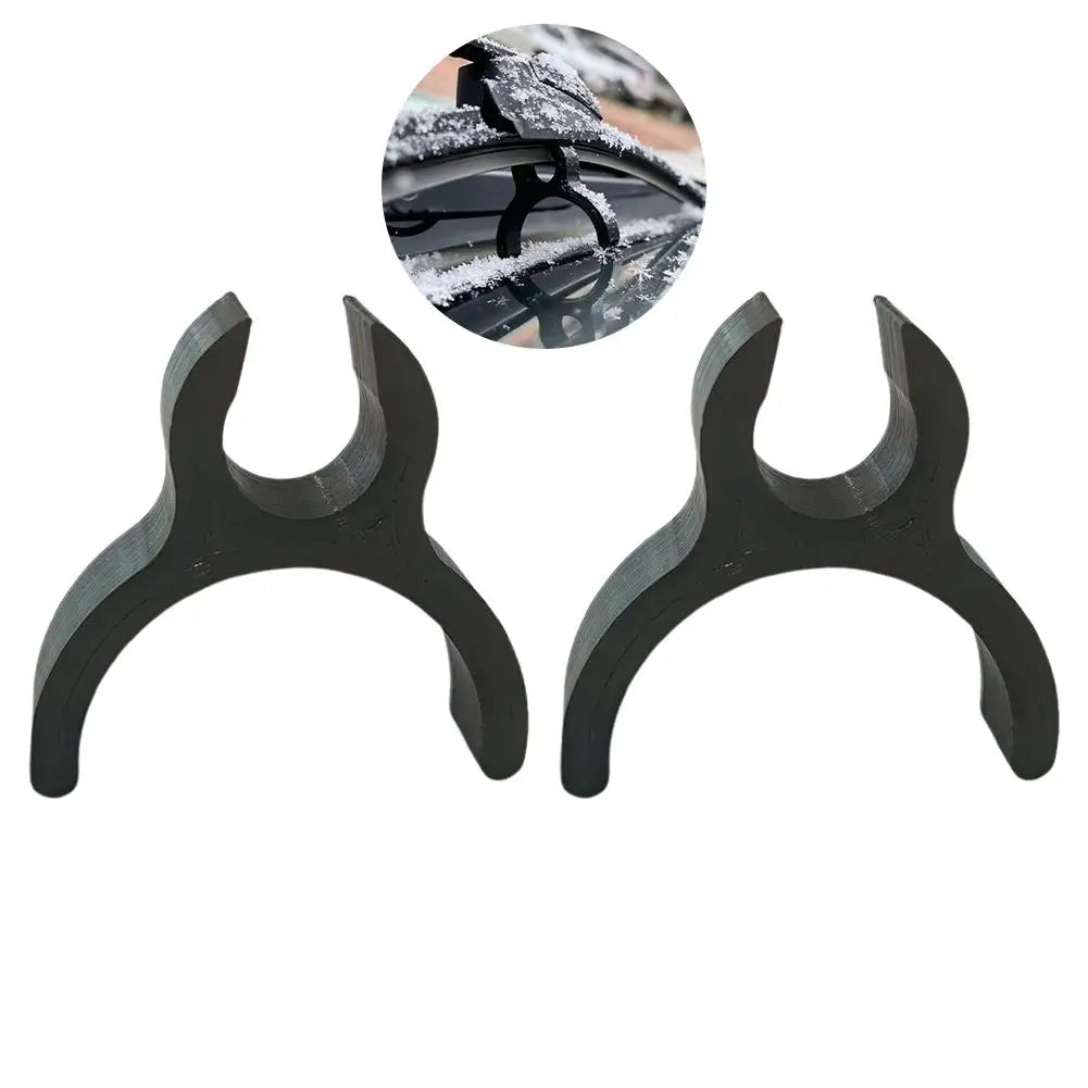2Pcs Car Wiper Anti Freeze Bracket Winter Snow Defence additional angle