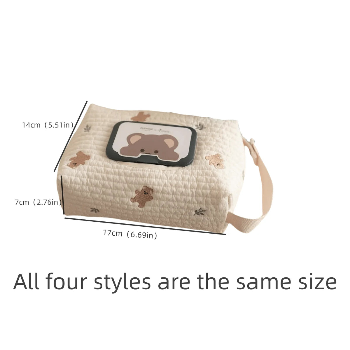 ins car tissue box hanging cartoon car seat back tissue hanging bag baby stroller wet tissue storage bag