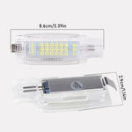 LED Interior Sun Visor Vanity Mirror Lamps Reading Light For VW Golf 4 5 6 7 Passat CC B5 B6 B7 Polo Tiguan Scirocco Jetta Toura