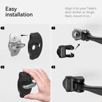 YZ For Tesla Model 3 Highland Y YL Juniper Car Door Lock Cover Protector Buckle Absorb close-up view