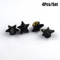 Pentagram Tire Valve Stem Caps 4-Pack | Universal Dust Covers for Schrader Valves alternate view