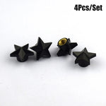 Pentagram Tire Valve Stem Caps 4-Pack | Universal Dust Covers for Schrader Valves alternate view