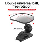 New Car Rearview Mirror Wide View Safety Mirror For Windshield Infant Car Seats Clear lifestyle view