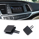 55670-0E090 Black Car A/C Air Conditioner Vents Air Conditioning Outlet Tab Clip For Toyota Highlander 2015-2021