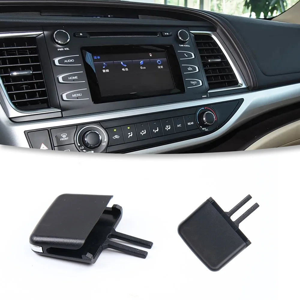 55670-0E090 Black Car A/C Air Conditioner Vents Air Conditioning Outlet Tab Clip For Toyota Highlander 2015-2021