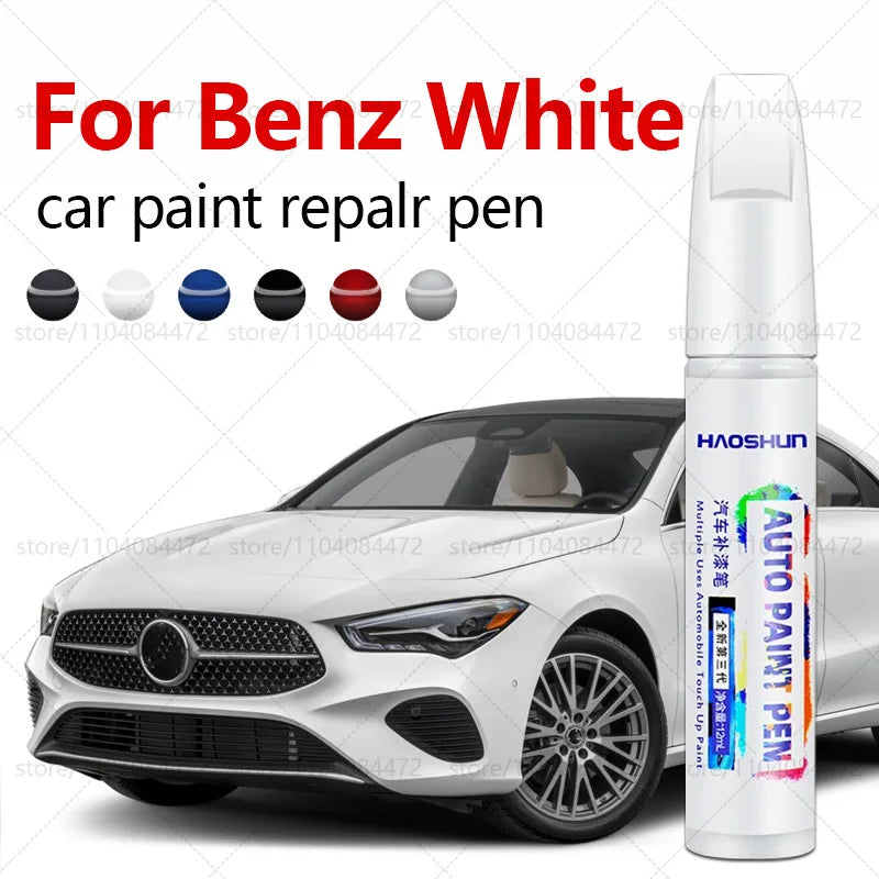 Paint Repair Pen Touch Up Scratch Remover DIY Auto Accessories For Mercedes-Benz Series White 149 79