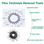 26/41pcs Car Terminal Removal Kit Box Wire Plug Connector Extractor Puller Release Pi alternate view