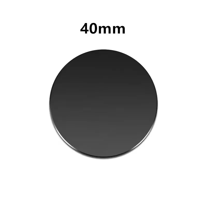 Metal Plate Disk for Magnetic Car Phone Holder, Round Iron Sheet detail view