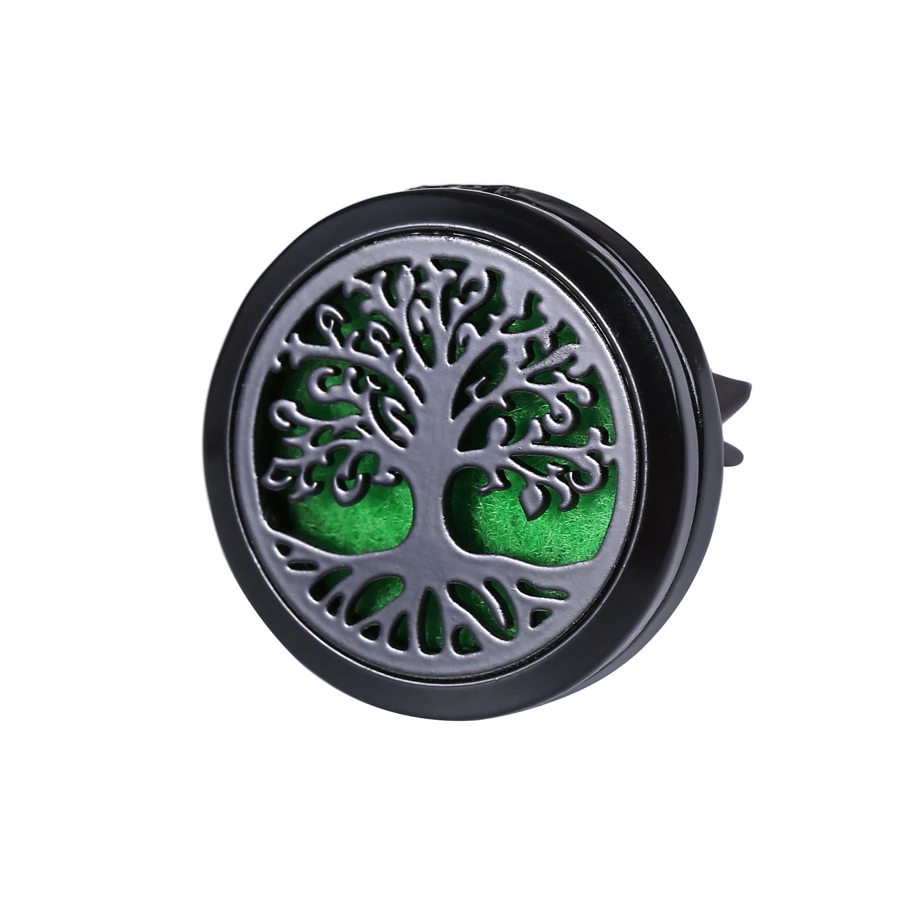 Refillable Car Air Freshener Clip | Stainless Steel Vent Diffuser Locket detail view