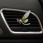 Butterfly Car Perfume Clip Dragonfly Shape Shiny Rhinestone Auto Air Outlet Freshener Perfume Clip for Car Accessories Interior