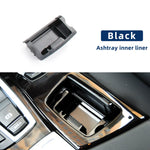 LHD RHD Front Center Console Ashtray Assembly Liner Box Cover Replacement For BMW 5 Se close-up view