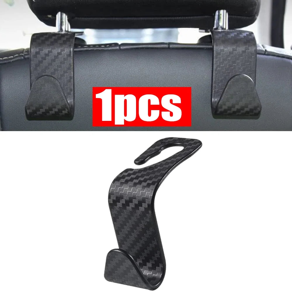 Universal Car Seat Headrest Hook | Auto Back Seat Storage Organizer Hanger detail view