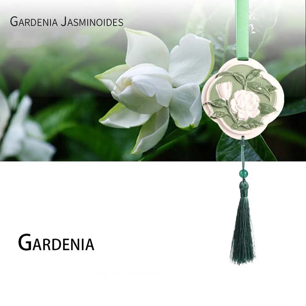 Car fragrance pendant Osmanthus Gardenia Osmanthus Perfume Plaster Gifts for Parents and Friends