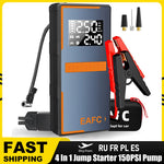 Portable Tire Inflator 12V Car Jump Starter 4 In 1