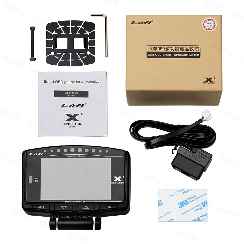 OBD2 Digital Gauge | Smart Car Diagnostic Meter with Real-Time Data additional angle
