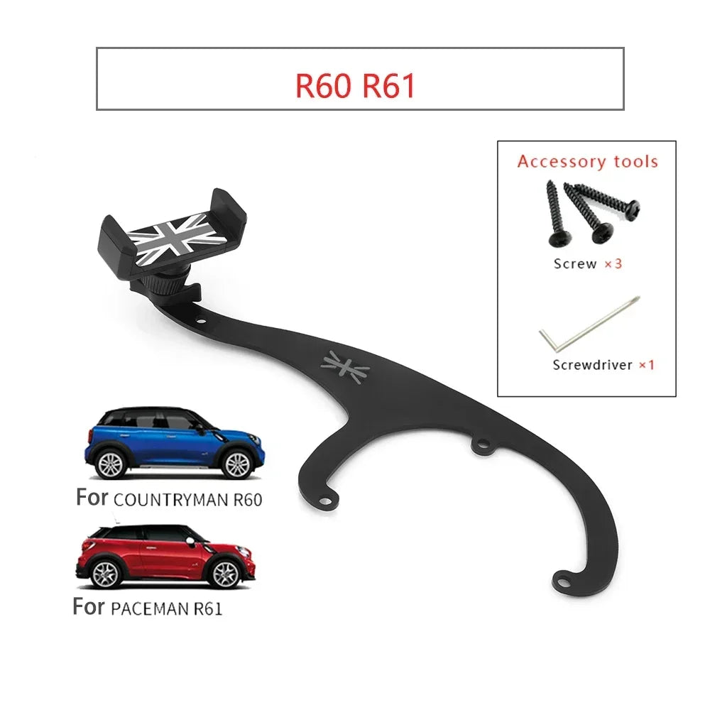 For MINI Cooper Phone Holder | GPS Navigation Bracket for R50 R52 R53 R55 R56 R57 R58 alternate view