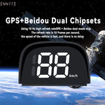 Universal Car Head Up HD Display | GPS Speedometer with Digital HUD Windshield Projector detail view