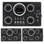 Car Boat Diesel Engine 5 Gauge Instrument Panel Set | GPS Speedometer Tachometer Fuel alternate view