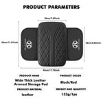 Leather Car Armrest Center Console Pad Auto Seat Arm Rest Mat For BAIC Beijing BJ20 BJ30‌ BJ40 BJ60 BJ80 Senova X25 X35 X55 X65