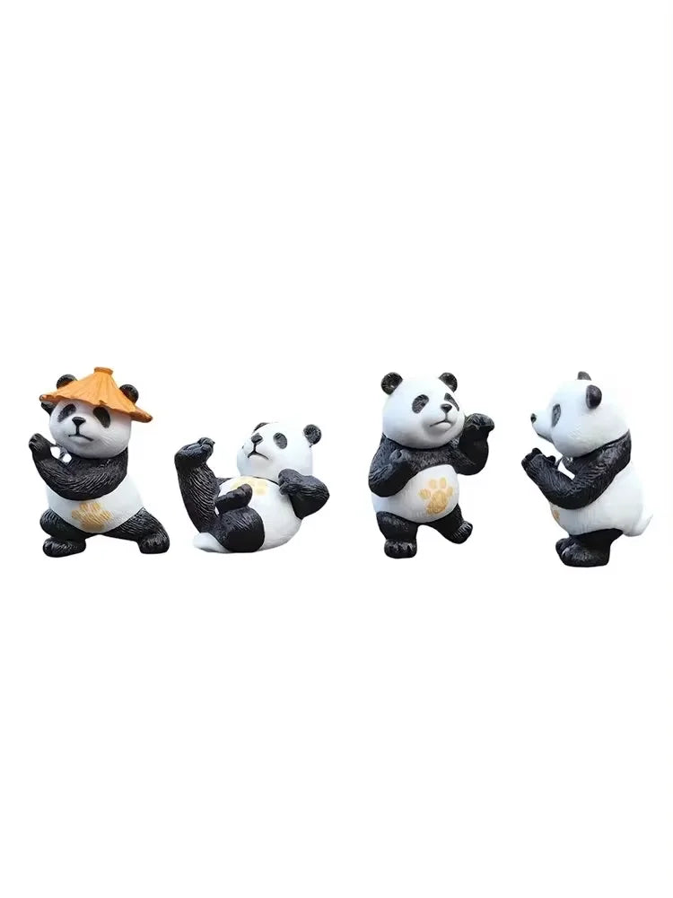 Panda Car Ornaments Set 4 Pcs additional angle