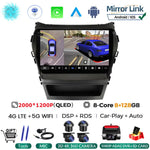 Android 16 Car Radio for Hyundai Santa Fe 2013-2017 | GPS Navigation Stereo close-up view