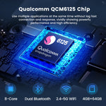 CarlinKit 8G+128G Android 13 CarPlay AI Box | Qualcomm 8-Core Wireless Adapter close-up view