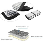 Custom Fit Windshield Sunshade for Jeep Wrangler TJ JK JKU JL JLU Gladiator JT 1996-2 lifestyle view