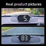 AD GPS Speedometer km/h with Green Backlight | 12V 24V Car HUD Digital Speedometer additional angle