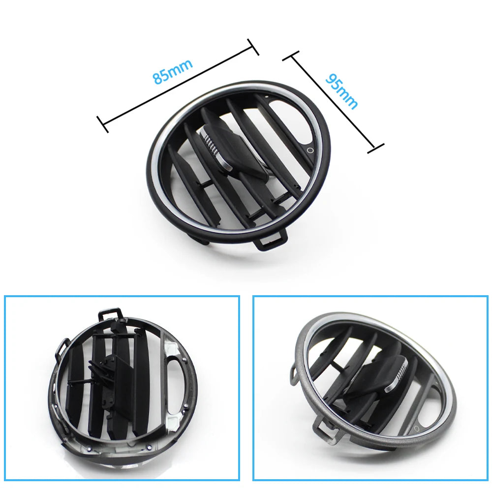 Car Front Dashboard Air Conditioner AC Vent Grille Outlet Panel For Porsche Boxster Cayman 987 2006 2007 2008 2009 2010-2012
