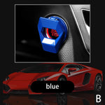 Car Engine Start Stop Switch Button Cover Decorative Auto Accessories Push Button Sticky Cover Car Interior Car-Styling