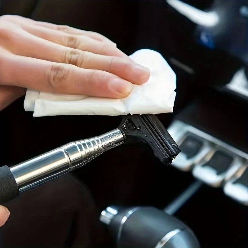 Extendable Car Wiper Multifunctional Rearview Mirror Wiper Windshield Wiper for Car Cl close-up view