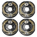 Electric Trailer Brake 12" x 2" Self-Adjusting Assembly | 2 Pairs 7000 lbs