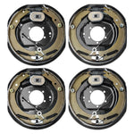 Electric Trailer Brake 12" x 2" Self-Adjusting Assembly | 2 Pairs 7000 lbs