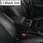 For Peugeot 207 Armrest for Peugeot 207CC Interior Center Armrest Storage Box Without alternate view