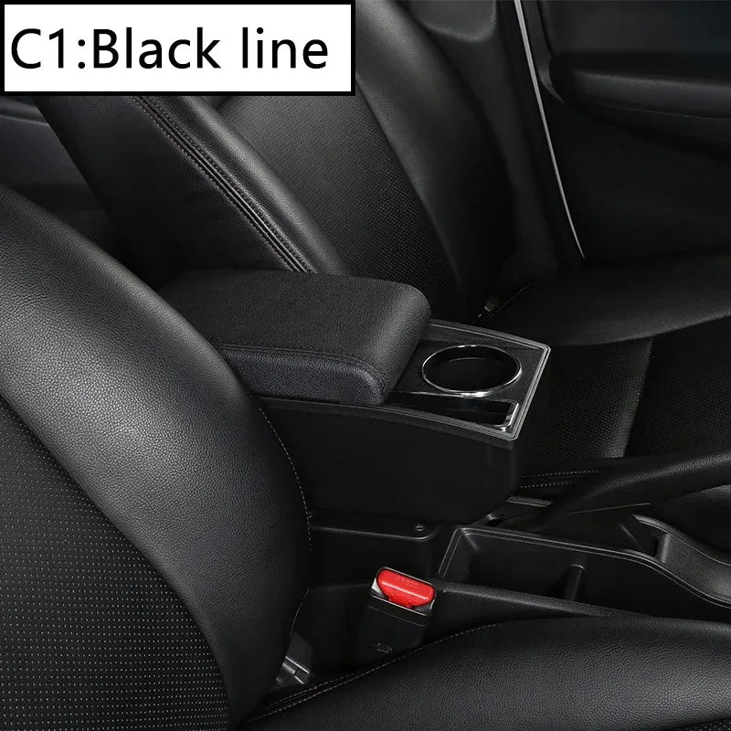 For Peugeot 207 Armrest for Peugeot 207CC Interior Center Armrest Storage Box Without alternate view