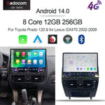 CarPlay 16.8'' Android 13 Car Android Player 8GB 256G Multimedia Car Radio GPS WiFi F alternate view