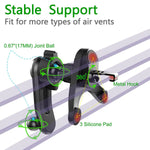 Universal Car Air Vent Clip 17mm Ball Head | Adjustable Metal Hook for Phone Holder & Wi detail view