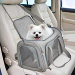 Soft Side Pet Carrier Backpack | Airline Approved Travel Bag for Small Dogs and Cats lifestyle view