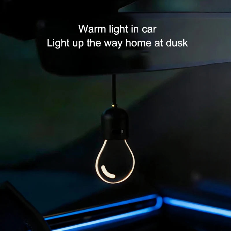 Portable LED Car Interior Hanging Ornament for Long Journeys