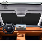 For Leapmotor C10 C16 2025 Full Black Car Sunshade Side Window Privacy Curtains | Heat I detail view
