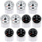 52mm Tachometer with Hourmeter | 7 Color Backlight RPM Gauge for Car Boat