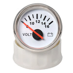 52mm Volt Gauge Marine Auto Voltmeter | Universal 8-16V Waterproof Car Boat Instrument w detail view