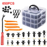 Car Retainer Clips Auto Push Pin Rivets Set Bumper Clips Fastener Remover Door Trim Panel Clip for Ford GM Toyota Honda Chrysler
