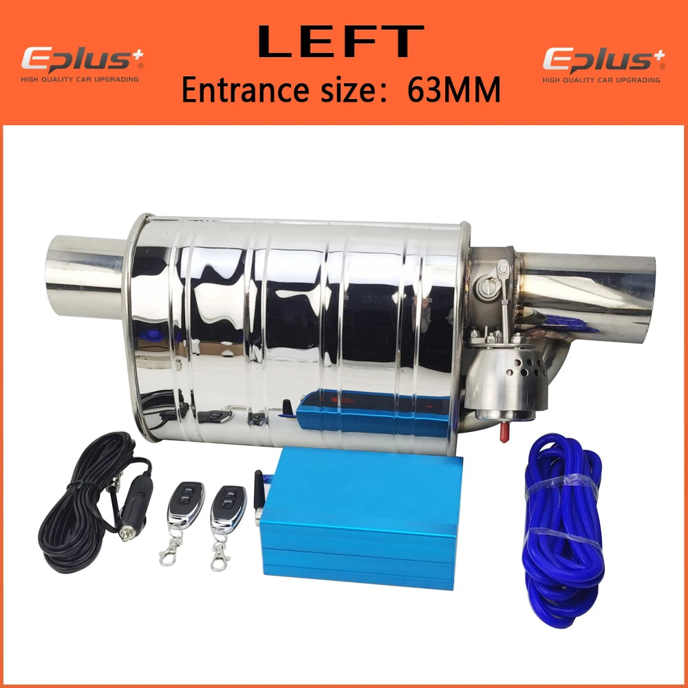 EPLUS Stainless Steel Remote Control Exhaust Vacuum Valve | Variable Silencer for Uni lifestyle view