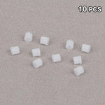 5/10Pcs M0.2 10 Teeth Plastic Pinion For 0.8mm Motor Shaft Wear Resistant Transmission Gear Accessories For RC Toy