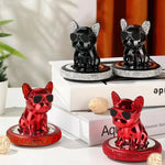 car fresheners vent metal french bulldog scent auto diffuser perfume ornaments car interior accessories solid perfume refill car
