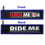 Double-Sided Embroidery Key Ring Keychain For Motocycle Keys alternate view